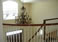 Interiors... Looking down from staircase landing on to grand entryway